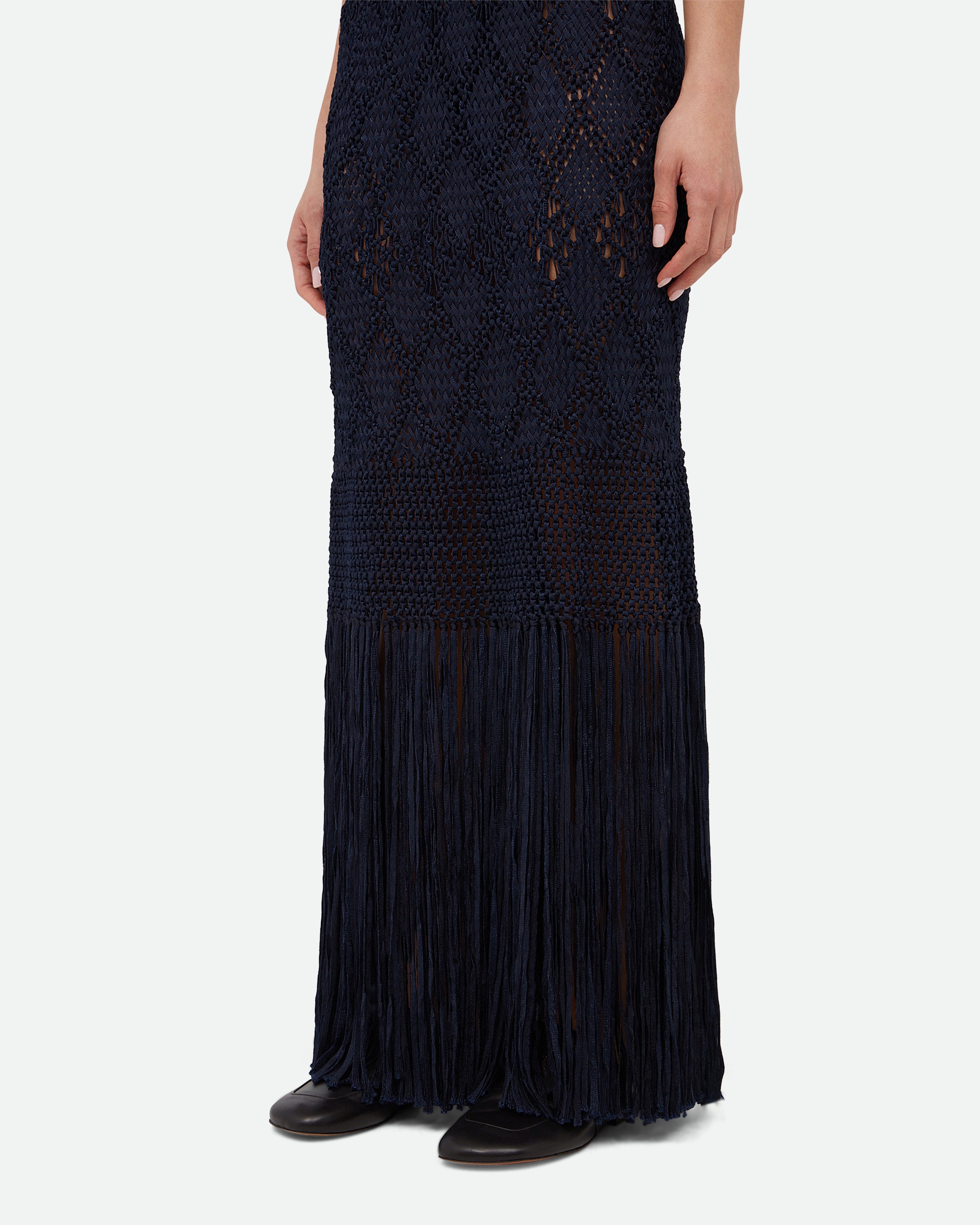 Java Macrame Dress Skirts Wales Bonner